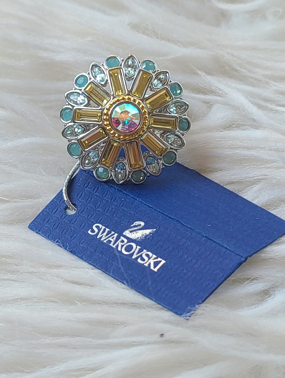The Swarovski Regency Ring (1128009) Size 6- Like New